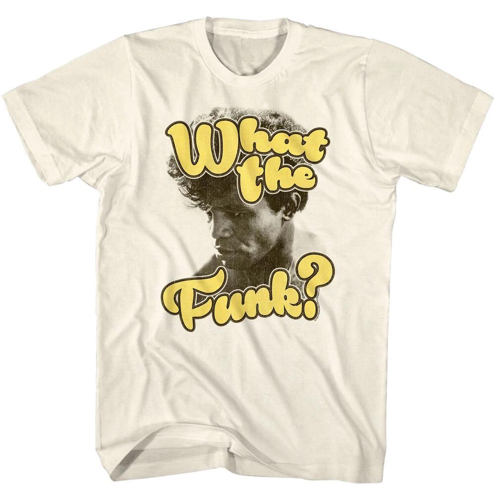 James Brown The Godfather Of Soul What The FUNK Men s T Shirt Funk R & B Music M