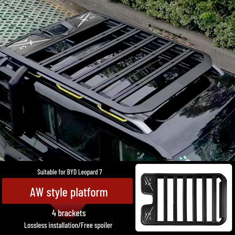 Compatible Tactical Roof Box for Formula Leopard Titanium 7: Off-Road Vehicle Side Tent, Ladder, and Climbing Platform Accessories
