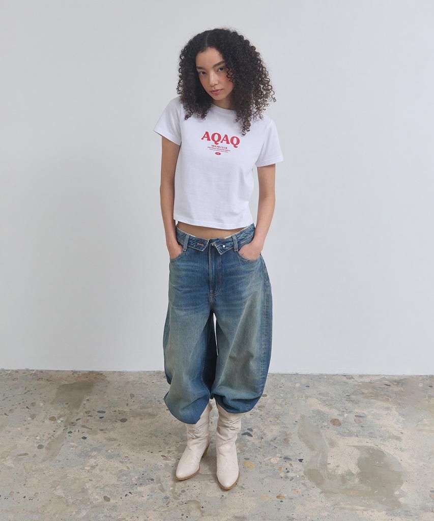 Eikyueikyuhauseukeulleob Basic Logo T-Shirt [White]