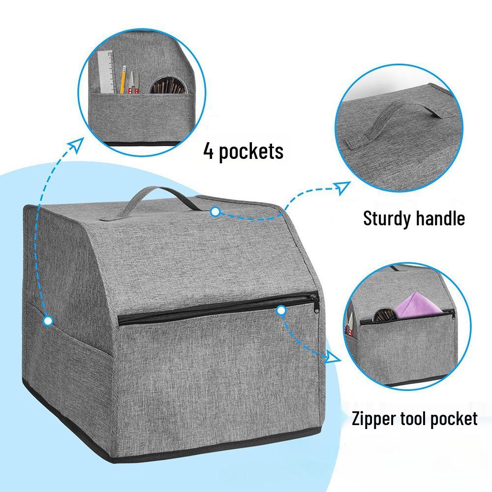 Small Home Overlocker Dustproof Waterproof Cover with Storage Pocket