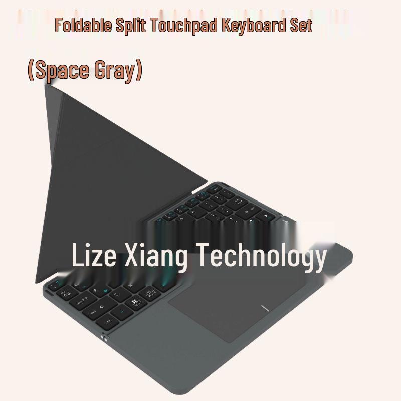 Foldable Keyboard with Protective Case and Stand for Smartphone and Tablet