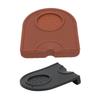 Corner Tamping Mat Compact Coffee Tamping Mat Anti Slip Heat Resistant Harmless Silicone for Restaurant for Kitchen