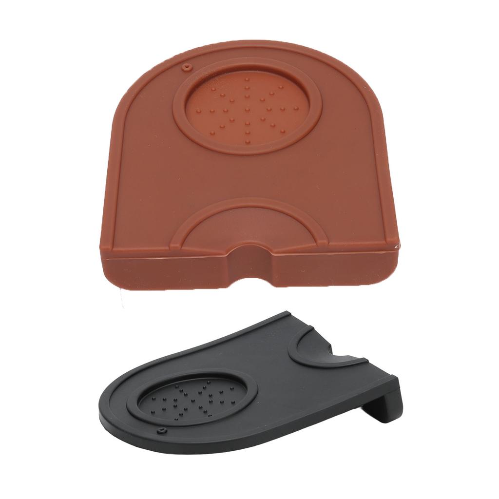Corner Tamping Mat Compact Coffee Tamping Mat Anti Slip Heat Resistant Harmless Silicone for Restaurant for Kitchen