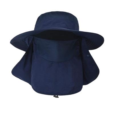 UV Protection Fishing Hat for Men & Women Outdoor Summer Sun Protection Waterproof Wide Brim Hat with Face Cover & Neck
