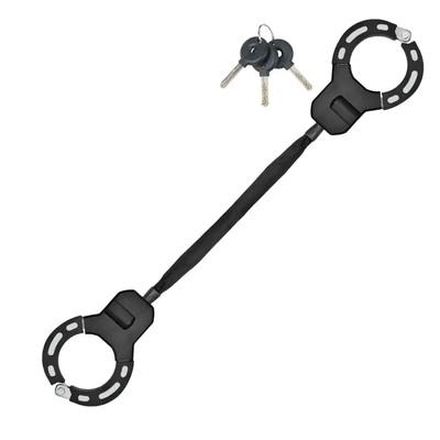 Bike Heavy Duty Security Lock Anti-Theft Alloy Steel Handcuff Lock for Bicycles Prams Scooter E-Scooter Motorcycle Accessories