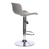 Inge Bar Stool Adjustable 60-81 Cm Gray/Chrome