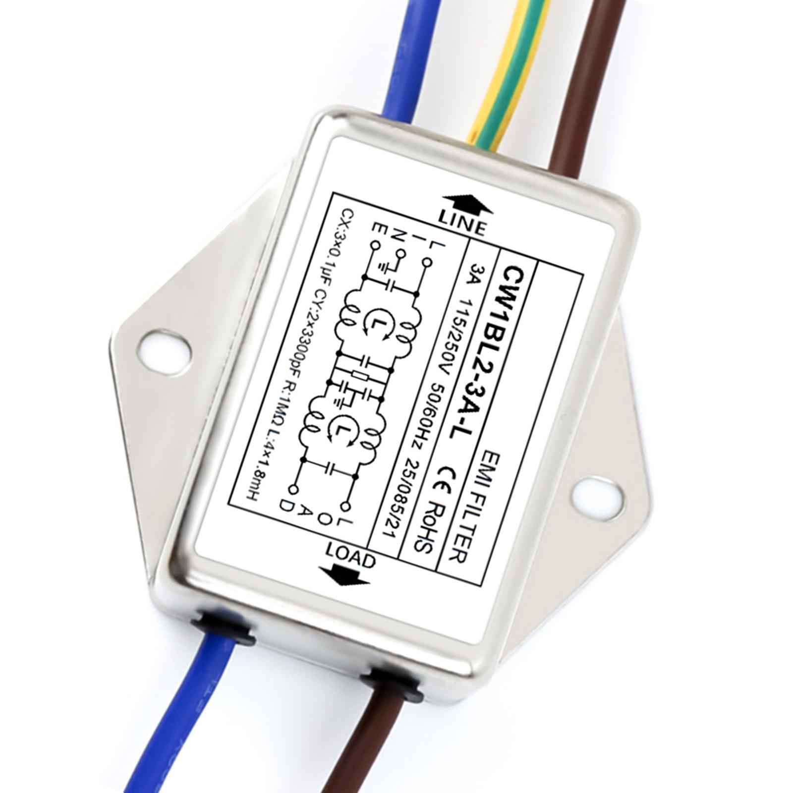 

Filter CW1B L(040) Single Phase 250V Electromagnetic Interferences Reduction for Enhances Electrical Performances