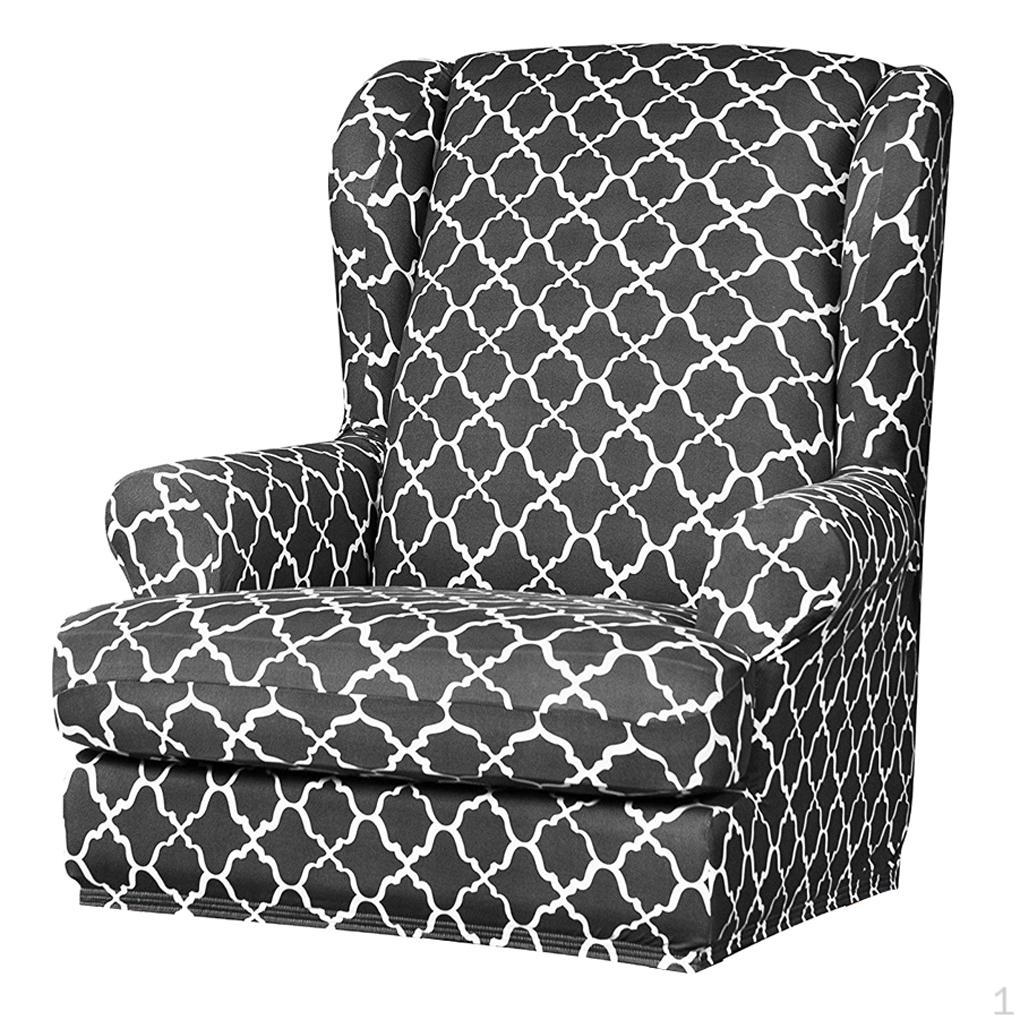 Armchair Cover With Elastic Backrest Non-Slip Sofa Gray 2390₽