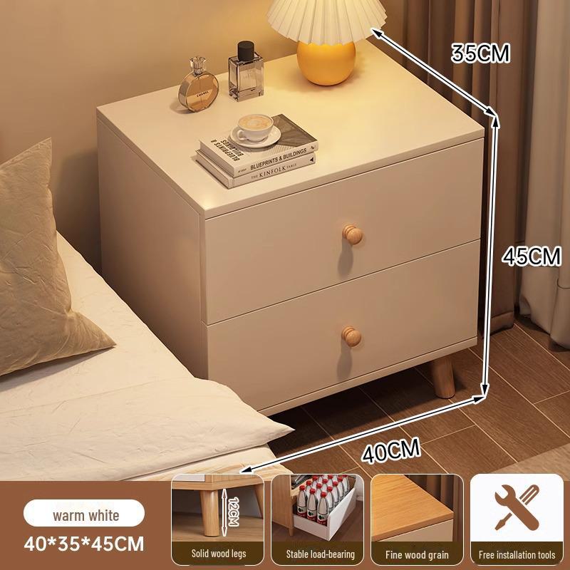 Modern Bedside Storage Cabinet for Bedrooms and Rentals