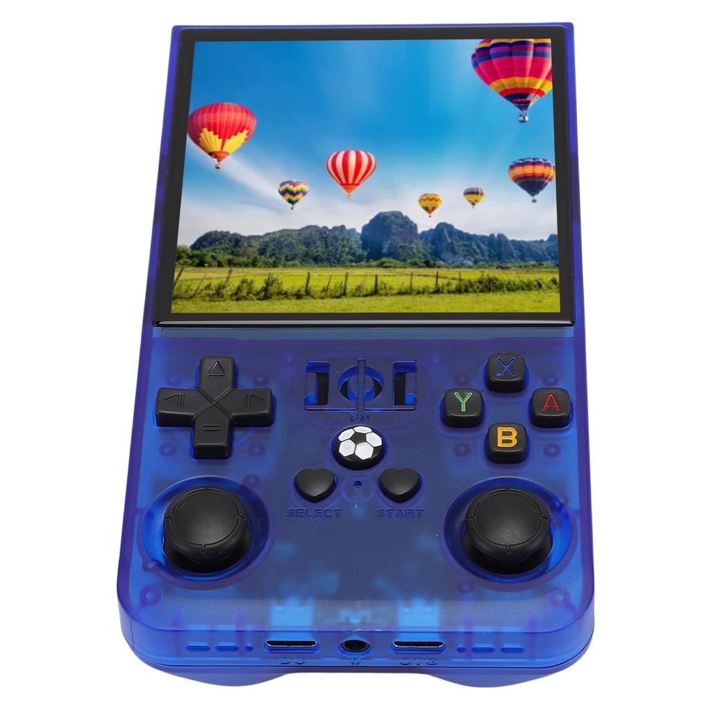 Handheld Game Console 4 Inch IPS Screen Open Source Portable Retro Video Game Console with Small Memory Card for Linux