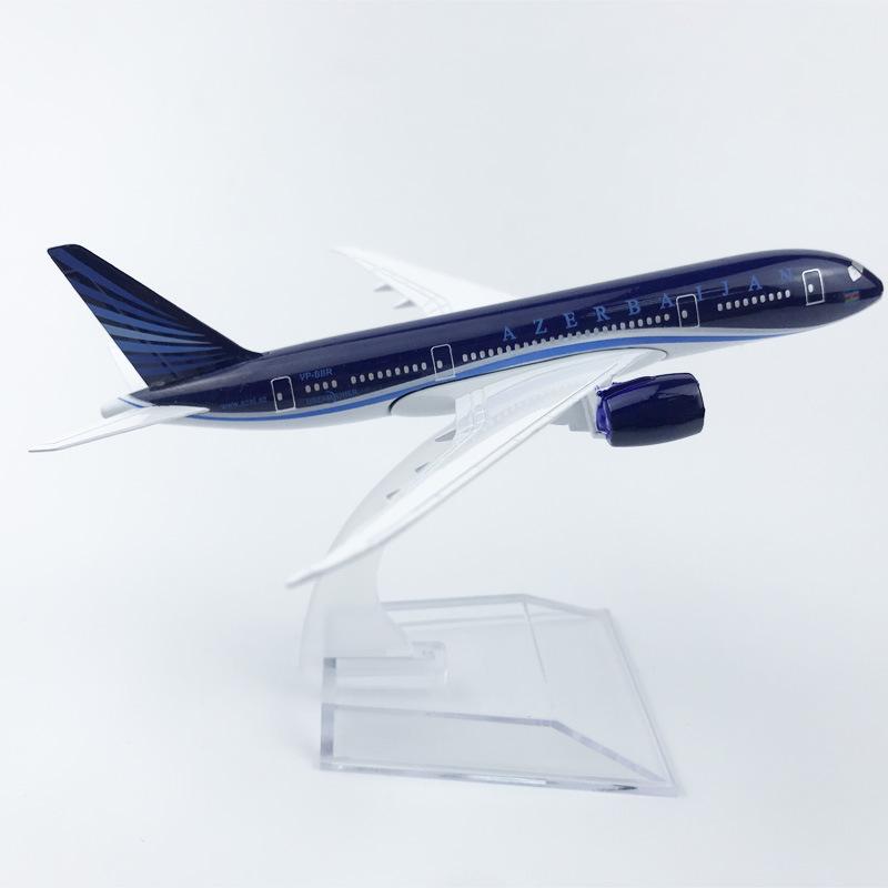 16CM Alloy Model of Azerbaijan 787 Airplane