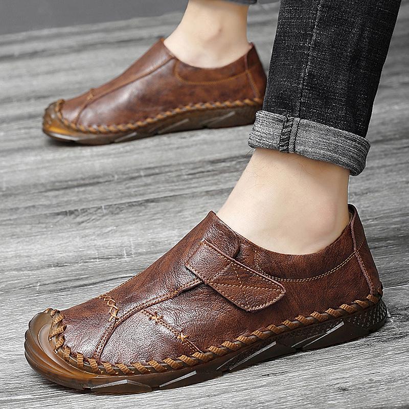 Broken Size Winter Leather Large Size Beef Tendon Sole Shoes Labor Insurance Shoes Soft Sole Doudou Shoes