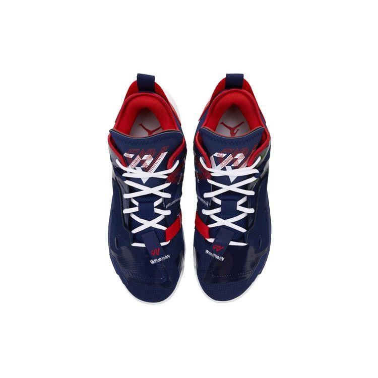 Air Jordan Why Not Zer0.4 PF Washington Wizards Men Sneakers Blue Blue-Void University-Red DD4886-400