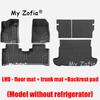For GAC AION V 2024 2025 Car TPE Floor Mats Cargo Liners All Weather Floor Liners Trunk Mat TPE Heavy Duty Waterproof Pad