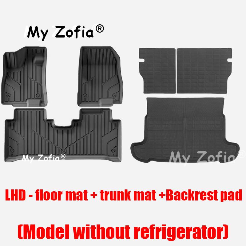 For GAC AION V 2024 2025 Car TPE Floor Mats Cargo Liners All Weather Floor Liners Trunk Mat TPE Heavy Duty Waterproof Pad