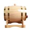 Solid Wood Beer Barrel: Home & Bar Decoration with Logo Print