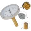Boiler Thermometer Bimetal Thermometer Central Heating Systems Analog Thermometer Temperature Measurement Device