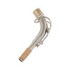 E Alt Saxofoon Messing Halsbuis, 2,5 cm Opening, Gebogen Muziekinstrument Accessoire met Saxofoon Mondstuk.