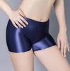 European & American High-Gloss Tube Top & Boxer Shorts Two-Piece Sexy Lingerie Set