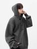 Men's Casual Knitted Hooded Pullover Sweater Coat - Autumn/Winter Versatile Loose Fit.