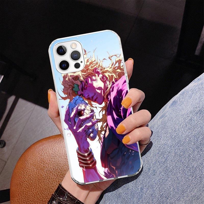 JoJo Adventure Dio Diego Brando Pouzdro na telefon Pro iPhone 17 Air 16 Pro Max 16E 15 + 14 Plus 11 12 13 Mini 7 8 SE Dárek Potisk Kryt F
