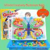 Children's Mushroom Peg Puzzle Board Educational Toy for Ages 3-6 - Boys & Girls Building Blocks