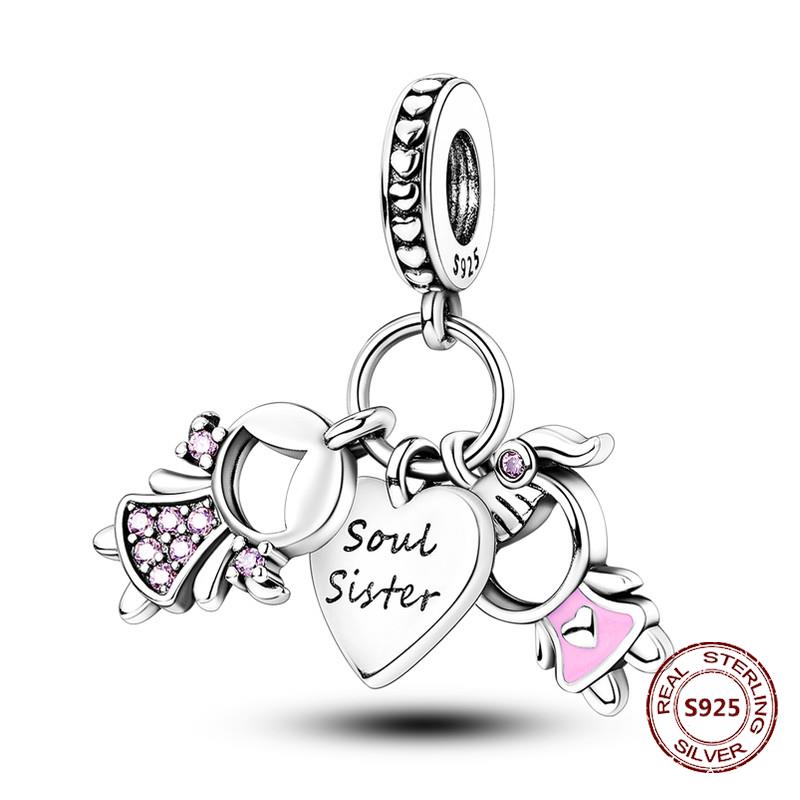 Chameleon Luminous Firefly Charm Fit  S925 Original Bracelets Butterfly S925 Silver Beads For DIY Jewelry Birthday Gift