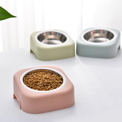 L tigela para animais de estimação para cães e gatos, universal para cães e gatos, tigela de água para gatos e cães, tigela anti-capotamento para gatos, tigela para cães