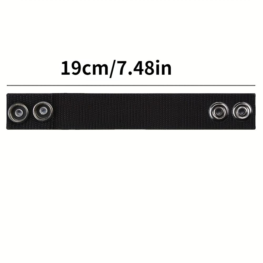 

10 Pieces/Pack Belt Keeper Nylon Tactical Belt Keeper with Double Snaps for Security Police Belt Fixing 10 Pieces