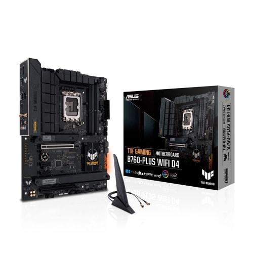 

ASUS INTEL 13.12-го покоління, сумісна з LGA1700, материнська плата B760 TUF GAMING B760-PLUS WIFI D4 / продукт місцевого авторизованого дистриб’ютора