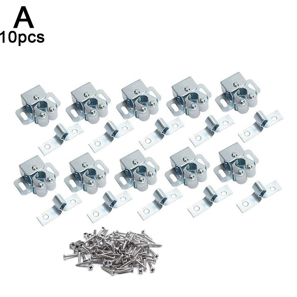 

Пружинная пряжка защелка дверцы шкафа двойной роликовый фиксатор - винтажная мебель фурнитура аксессуары для кемпера RV шкаф ящик