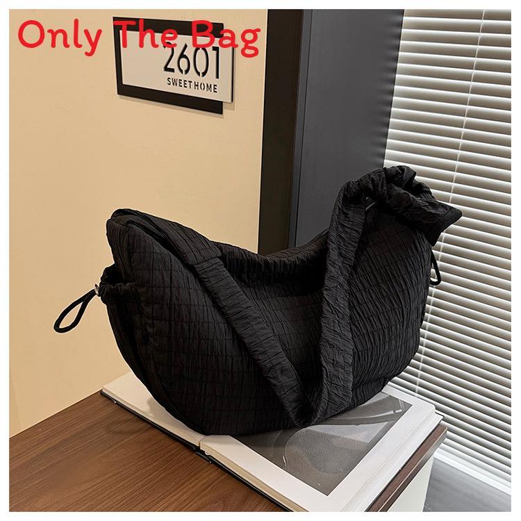 Sac cabas urbain minimaliste pour femmes avec design plissé et fermeture éclair pour un usage quotidien