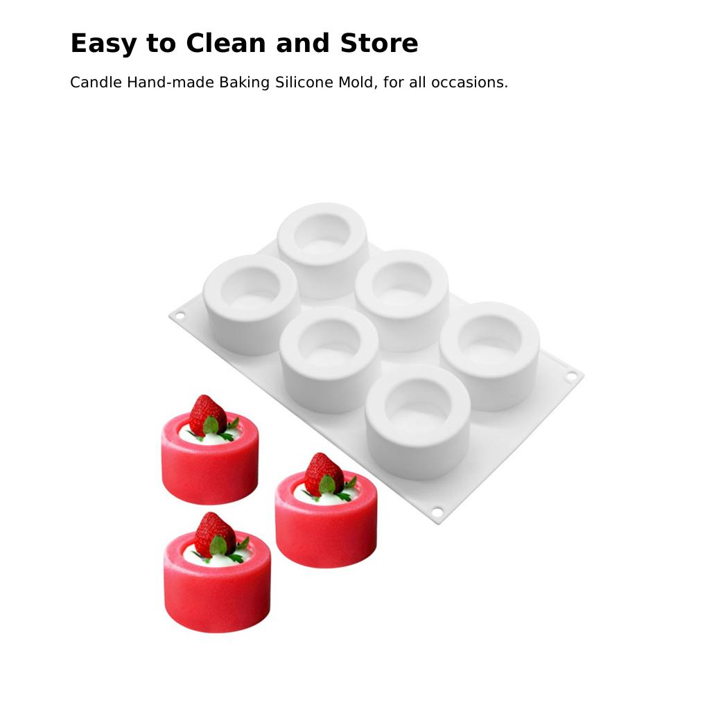 Easy To Clean And Store Silicone Cake Mold – Convenient Baking Tool Candle Hand-made Baking Cake Mould Tools Durable