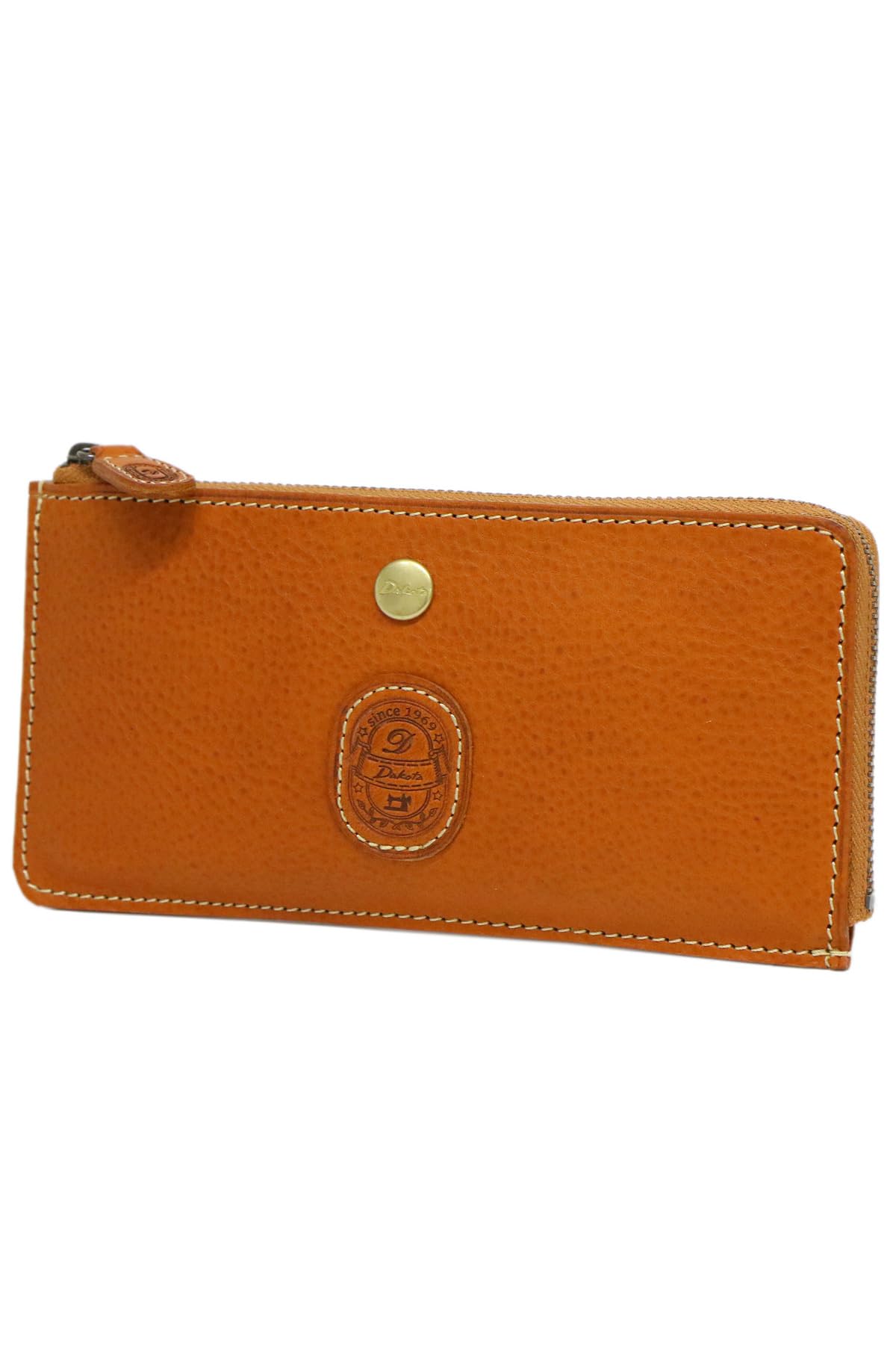 

Long Wallet Zipper Genuine Leather Camel [Dakota] L-shaped Women s DA-31554-45 верблюд