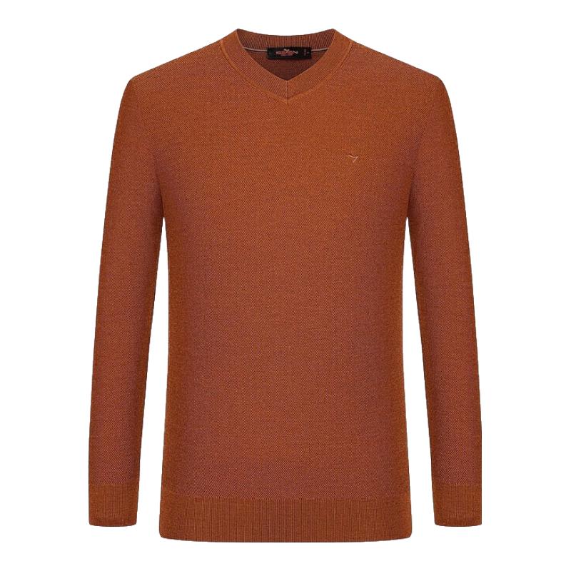 

Qipai Men s Pure Wool High-Neck Sweater 3XL