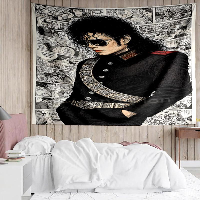 1PC Jackson's Thriller Tapestry Accessories Playroom Tapestry, for Bedroom,Livingroom, Dormitory Room Wall Decor Fan Birthday Gifts