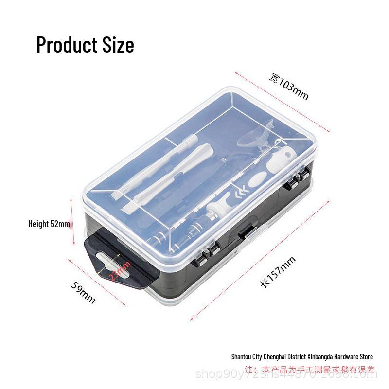 115-in-1 Carbon Steel Screwdriver Set with Magnetic Sockets & Specialty Bits for Phone, Electronics, Glasses, & Appliance Repair