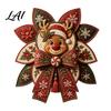 Bauernhaus Weihnachtsdekoration DIY Weihnachtsdecke Schleife DIY Nähset 3D Handgefertigtes Dekoratives Ornament Vorgeschnittene Bastelmaterialien Stoff Und Schritt-für-Schritt