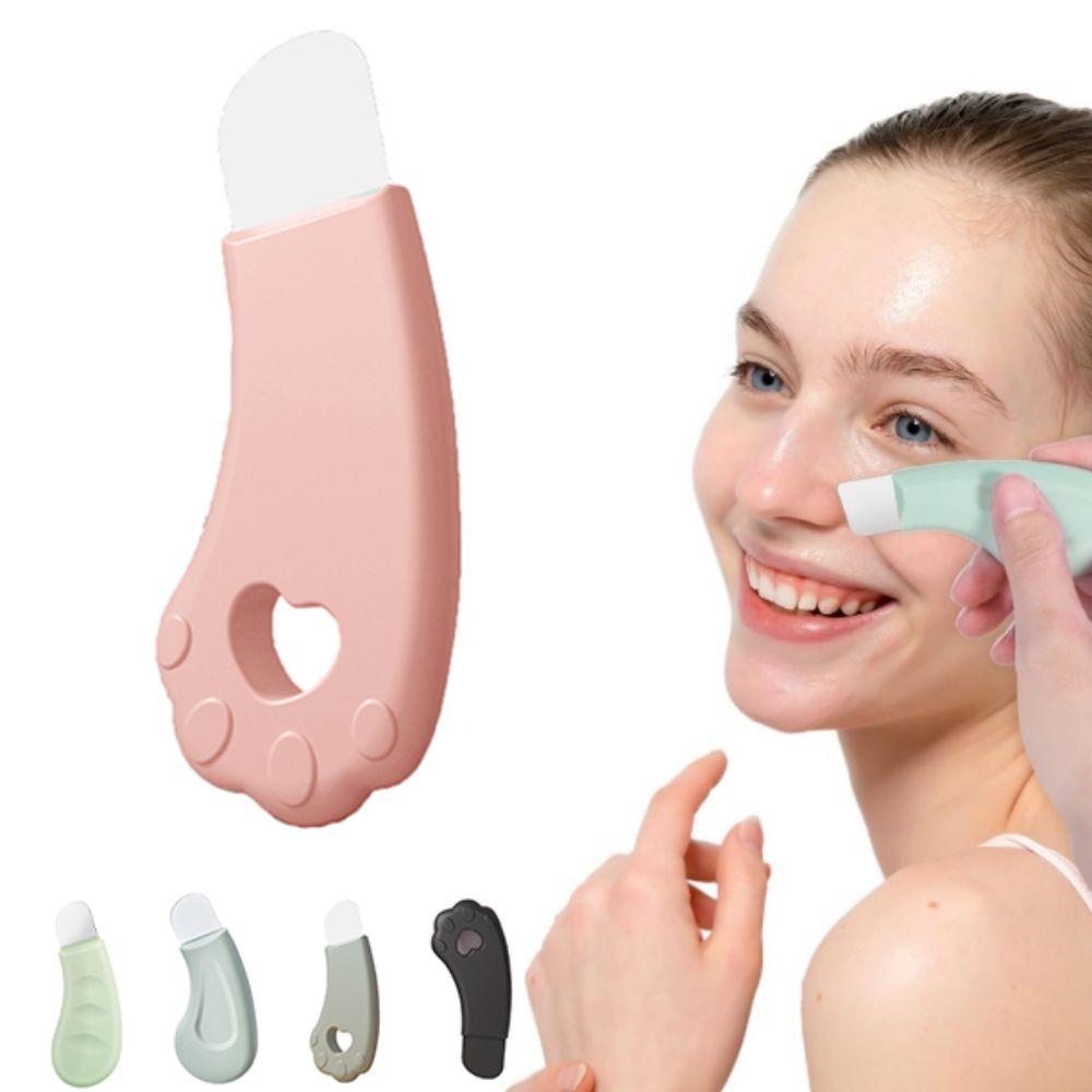 Cat's Paw Shape Blackhead Scraper Deep Clean Face Spatula Cute Sebum Remover  Beauty Care Tool