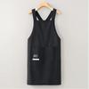 Thin Apron Cooking Kitchen Aprons Breathable Adult Waist Aprons Anti Fouling For Home Housework Clothes Protective Cover