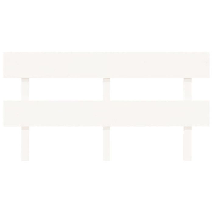 VidaXL Headboard White 164x3x81 Cm Solid Pine Wood 819081