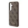 Guess Guhcs24Sg4Gfbr S24 S921 Brązowy/Brown Hardcase 4G Metal Gold Logo
