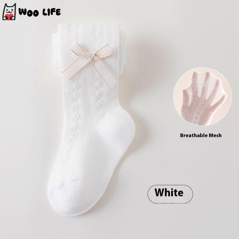 Baby Tights Seamless Mesh Pantyhose Summer Hollow-out Thin Leggings Breathable Baby's Leggings