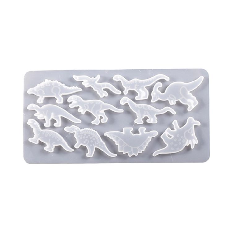 

Silicone Mold for DIY Keychain Dinosaur Resin Keychain Mold Jewelry Epoxy Mold