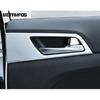 Interior Door Handle Bowl Panel Cover Trim For Hyundai Tucson 2015 2016 2017 2018   Carbon Fiber Accessories Car Styling
