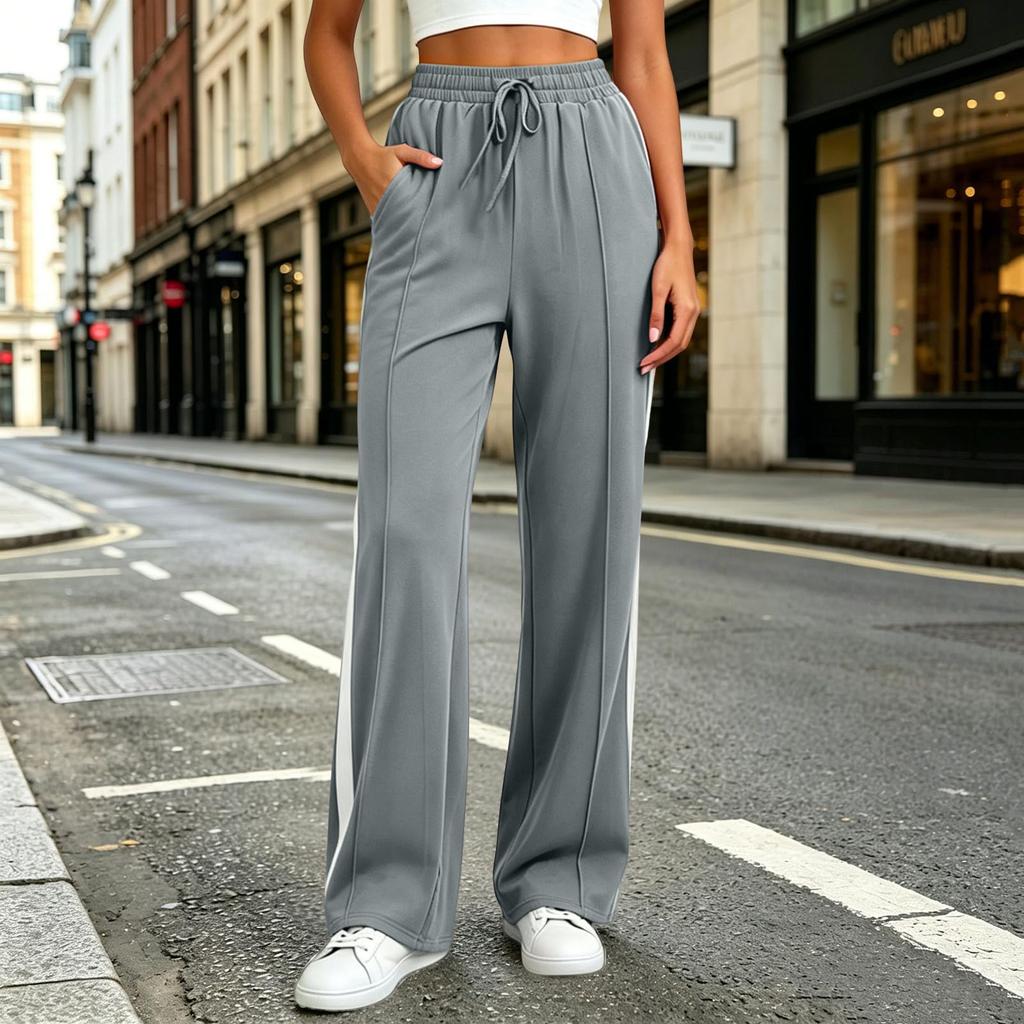 Women's Color Casual Sweatpants with Pockets for Everyday Wear and Workout