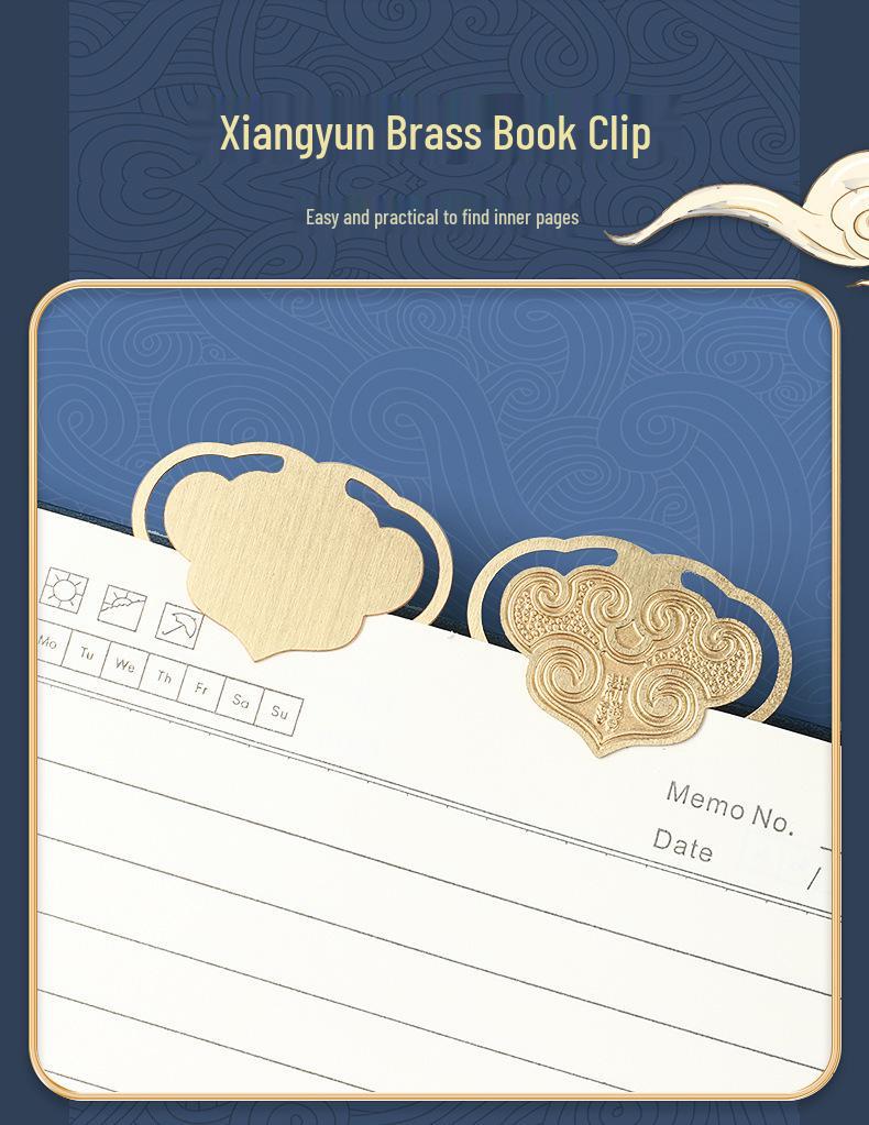 Chinese Style Leather Business Notebook with Color Pages - Custom National Tide Diary