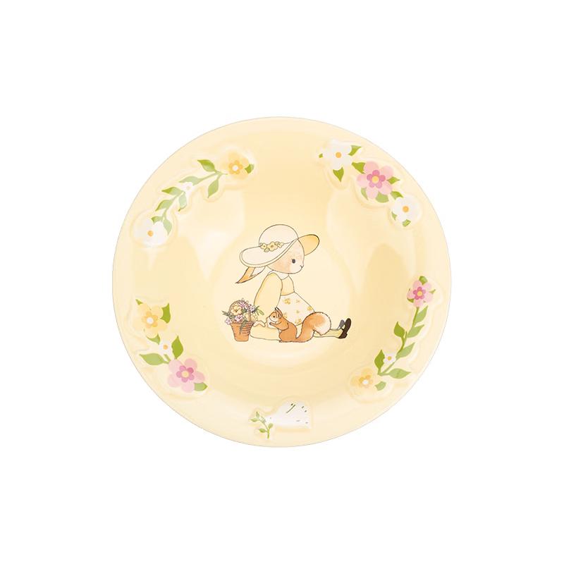 Hera Rabbit Cartoon Ceramic Deep Plate