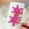 49MD Snowflake Hair Clip For Kids Practical And Comfortable Hairpin Party Hairpiece