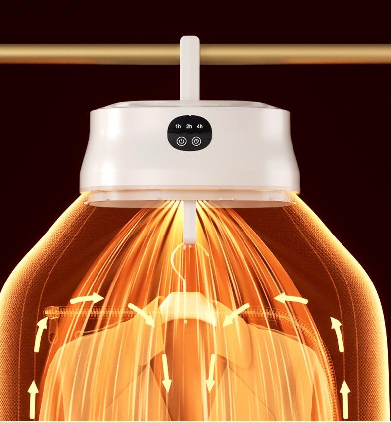 Portable Wardrobe-Style Clothes Dryer and Ironing Station